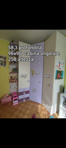 Cabina armadio angolare con - cabina,