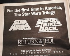 Storica TRILOGIA STAR WARS