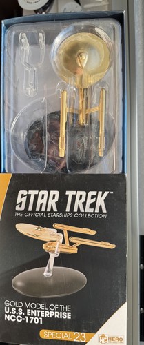 Eaglemoss star trek gold - star,