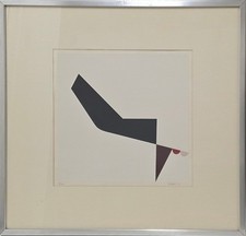 BONFANTI ARTURO (Bergamo, 1905 - 1978) SENZA TITOLO serigrafia 1971 cm. 40 x 35