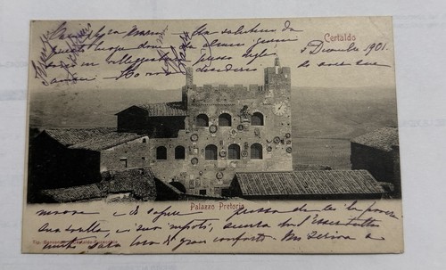 Cartolina certaldo palazzo - cartolina,