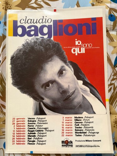 Brochure claudio baglioni - brochure,