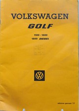 catalogo gamma volkswagen golf 1100 1600 1500 diesel gennaio 1977