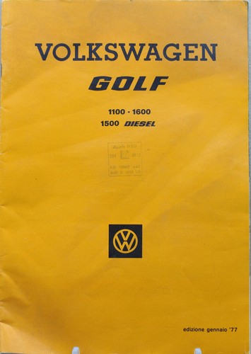 Catalogo gamma volkswagen golf - catalogo,