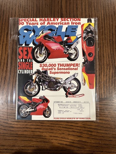 Cycle world magazine september - cycle,