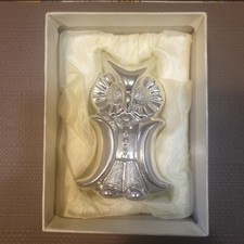 gufo Argento soprammobile