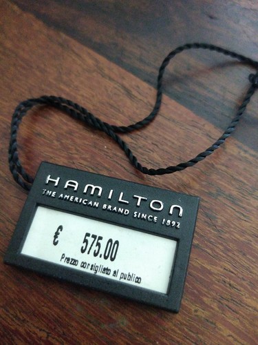 Tag hangtag hamilton watch - hangtag,