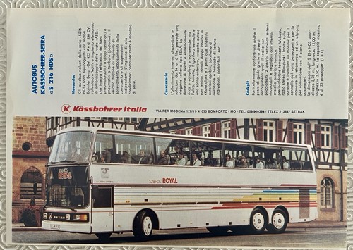 Kassbohrer setra - (autobus), kassbohrer-setra