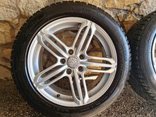 Cerchi In Lega Audi 17" 5x112 et35 Con Gomme Invernali 225 50 17