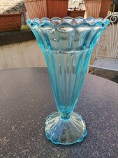 Vaso vetro turchese Val saint