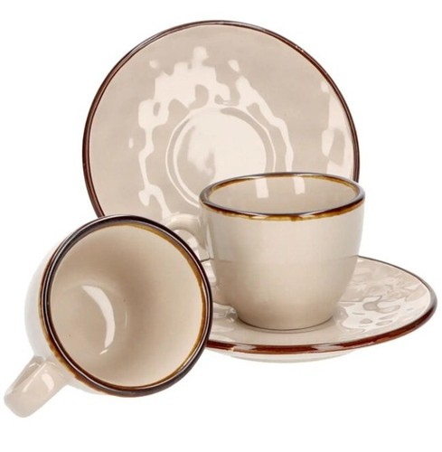 Tazzina caffè con piattino - da,