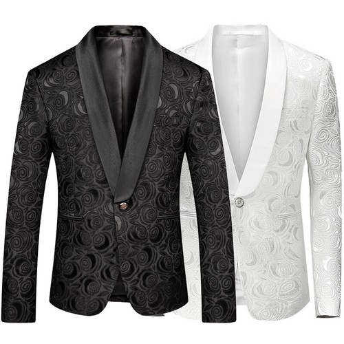 Tuta uomo jacquard goffrata