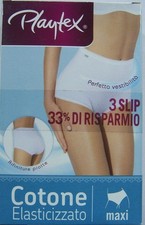 3 Slip modello Maxi Playtex