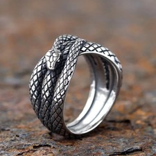 Anello biker acciaio inox 3D