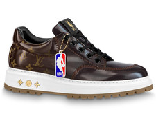 Louis Vuitton LV x NBA Abbesses Derby Ebano Marrone Monogram Sneaker UK 9 US 10 11