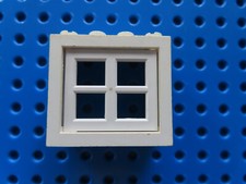 Lego 1 x finestra 4132c04 bianco 2x4x3 griglia 4133 bianco 10182 Cafe Corner usato