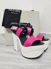 Sandalo donna tacco plateau