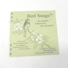 GIRADISCHI VINTAGE ANNI 80 UCCELLINO CANZONI DI GIARDINO BOSCO PRATO DI ARTHUR ALLEN