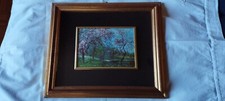 Quadro olio naif anni - 50, di
