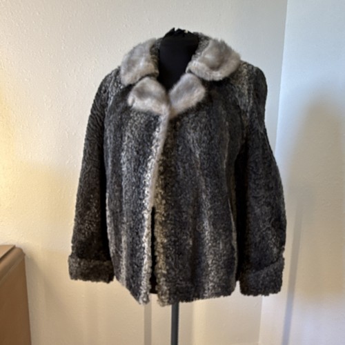 Giacca corta vintage - , agnello