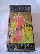 ANTICA SCATOLA IN LATTA POLVERE DA SPARO FOSSANO TERDOBIATE VEDI FOTO