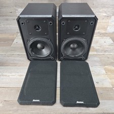 Boston Acoustic HD5 Set Altoparlanti da Libreria Legno Nero 8 Ohm TESTATO (HA BISOGNO DI SCHIUMA)