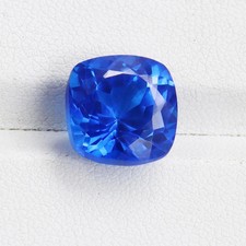 Cuscino Tanzanite Blu Naturale