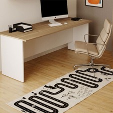 Scrivania ufficio cameretta noce Scrivanie in legno per pc 74x160x80 cm