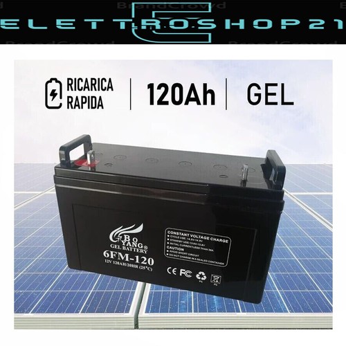 Batteria 120ah 12v agm - 120ah,