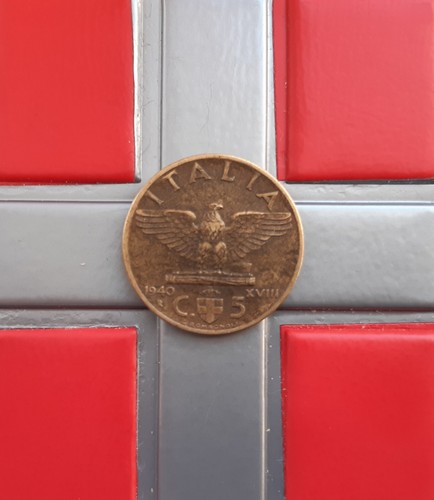 5 centesimi 1940 xviii - (£),