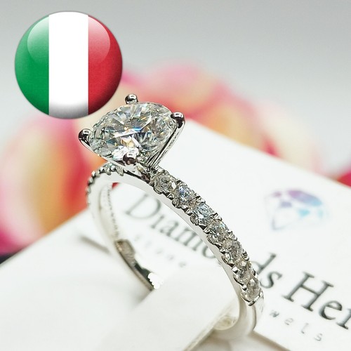 Anello solitario diamante - anello,