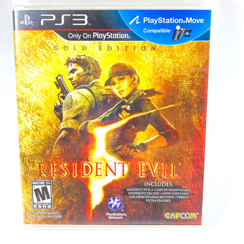 Ps3 resident evil gold - evil,