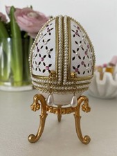 Uovo Di Faberge - Vero Uovo Vintage - Lavorato A Mano