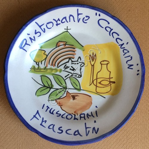 Piatto buon ricordo frascati - piatto,
