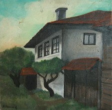 Antico dipinto ad olio europeo