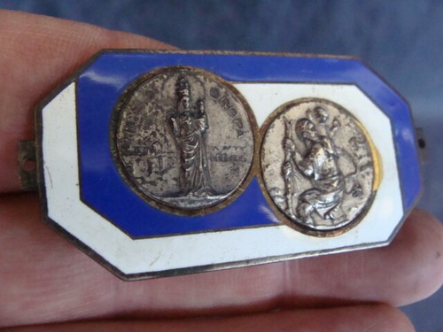 Placca san cristoforo madonna - cristoforo,