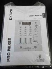 MANUALE / ISTRUZIONI ORIGINALI BEHRINGER PRO MIXER DX626