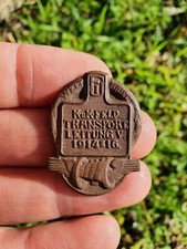 Kappenabzeichen Ww1 Kuk Scavo "Feld Transport Leitung V 1914-1916 "Austria 1gm 