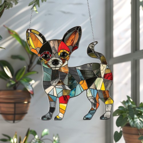 Chihuahua finestra appesa - chihuahua,