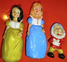 Pupazzi Gomma Biancaneve e i Sette Nani Nano Pisolo Ledra Ledraplastic No Canova