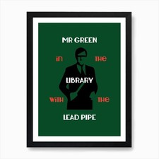 Mr Green - retrò - biblioteca