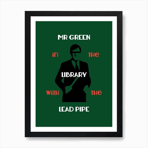 Green retrò biblioteca - mr,