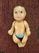 Barbie Mattel, Happy Family, bambolottino baby maschietto, Midge incinta, 2002