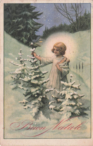 Cartolina augurale buon - augurale,