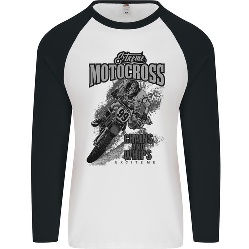 Maglietta baseball lunga uomo - maglietta,