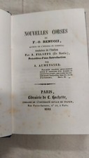 Nouvelles corses de renucci Paris hachette 1841