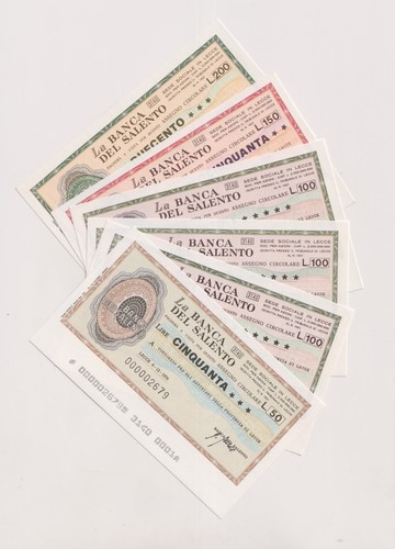 Miniassegni banca del salento - banca,