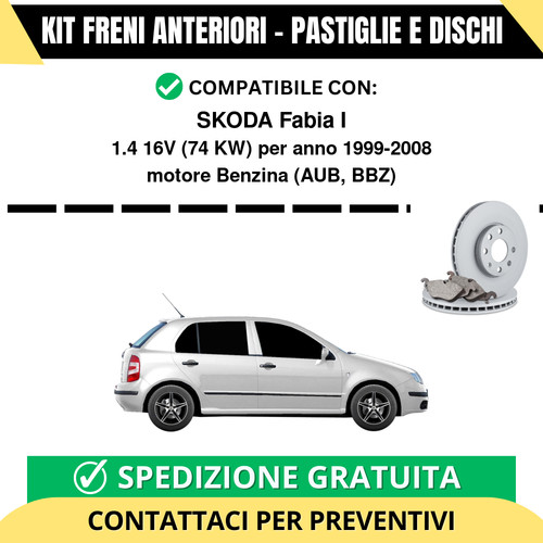 Kit freni anteriori - kit,