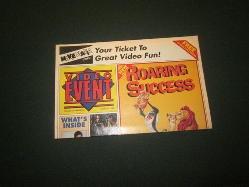 Video event vhs magazine - vhs,