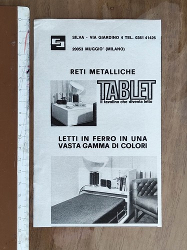 Pubblicità vintage 1970 silva - pubblicità,
